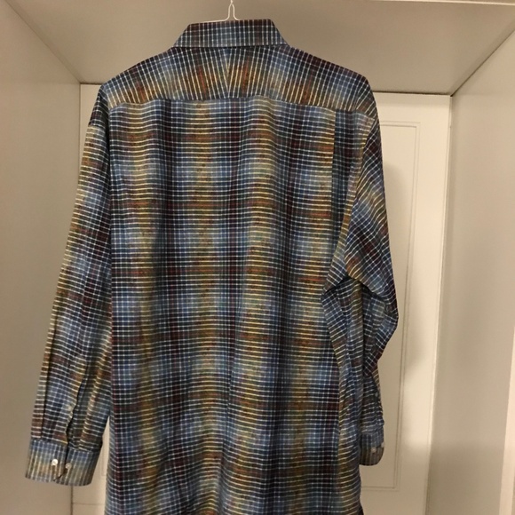 Lipson Elite 100% Cotton Men’s Button Down Long Sleeve Shirt XXL - Picture 3 of 13